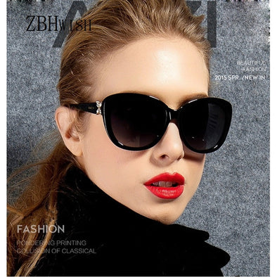 ZBHwish2017  Fashion Flowers Sunglasses Women  Brand Designer  Sun Glasses Retro  Lady Sunglasses Oculos De Sol   Feminino UV400