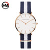 Japan Quartz Movement Fashion Girl Student Casual Young Ladies Watches Nylon Strap Wristwatches Brand Waterproof For Women 2018