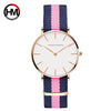 Japan Quartz Movement Fashion Girl Student Casual Young Ladies Watches Nylon Strap Wristwatches Brand Waterproof For Women 2018