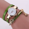 New Duoya Fashion Women Bracelet Watch Gold Quartz Gift Watch Wristwatch Women Dress Leather Casual Bracelet Watches