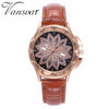 Best Selling Fashion Women Rose Gold Flower Rhinestone Watch Luxury Casual Female Quartz Watch Relogio Feminino Drop Shipping