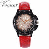 Best Selling Fashion Women Rose Gold Flower Rhinestone Watch Luxury Casual Female Quartz Watch Relogio Feminino Drop Shipping