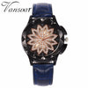 Best Selling Fashion Women Rose Gold Flower Rhinestone Watch Luxury Casual Female Quartz Watch Relogio Feminino Drop Shipping