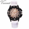 Best Selling Fashion Women Rose Gold Flower Rhinestone Watch Luxury Casual Female Quartz Watch Relogio Feminino Drop Shipping