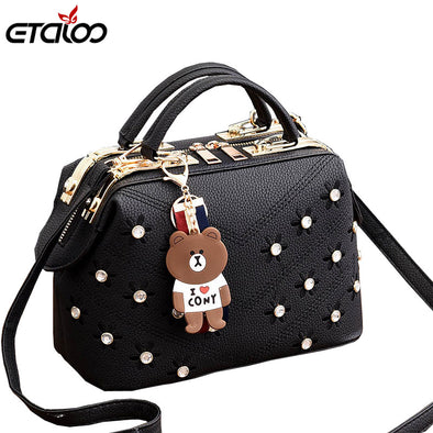 Women Handbags 2019 New Female Korean Handbag Crossbody Shaped Sweet Shoulder bag Flowers Small Bags