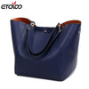 Leather Handbags Big Women Bag 2PCS/Set High Quality Casual Female Bags Trunk Tote Shoulder Bag Ladies Large Bolsos