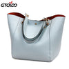 Leather Handbags Big Women Bag 2PCS/Set High Quality Casual Female Bags Trunk Tote Shoulder Bag Ladies Large Bolsos