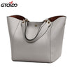 Leather Handbags Big Women Bag 2PCS/Set High Quality Casual Female Bags Trunk Tote Shoulder Bag Ladies Large Bolsos