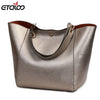 Leather Handbags Big Women Bag 2PCS/Set High Quality Casual Female Bags Trunk Tote Shoulder Bag Ladies Large Bolsos