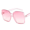 Higody Fashion Women Oversize Sunglasses Gradient Plastic Brand Designer Female Sun Glasses Uv400